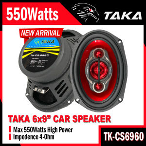 TAKA 6x9" 4-Way Car Rear Speaker TK-CS-6960 550Watts Suitable for all type of car