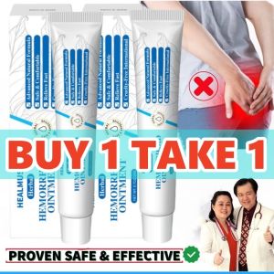 【BUY 1 TAKE 1】100% Authentic HEMORRHOIDS Treatment Hemoroids Cream Ointment original Health Pain Relief Natural Herbs Hemorrhoid Herbal Extracts Gentle Care Hemmoroid
