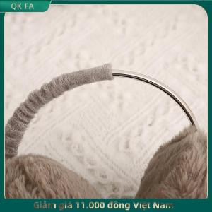 QK FA ✨ Xách tay gấp mùa đông ấm áp earmuffs thời trang màu rắn earflap ngoài trời lạnh bảo vệ mềm sang trọng Tai ấm hơn