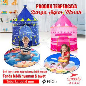 SPEEDS Tenda Anak Tenda Mainan Model Castle Untuk indoor dan Outdoor Anak 018-23