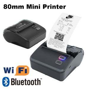 Newest WiFi Bluetooth 3\" Handheld 80mm Mini Thermal Printer Wireless Portable Receipt Printer Support Windows Android iOS Business Home Store