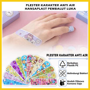 Plester Luka Karakter Pembalut Luka Tahan Air Untuk Anak Dan Dewasa Band Aid Hansaplas Waterproof Perlengkapan P3K Motif Lucu
