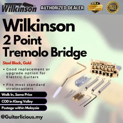 Wilkinson Tremolo System Bridge (2 point) with Steel Block
