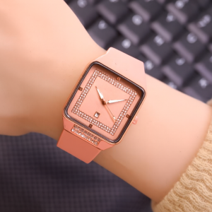 RECOMMENDATION STOREJAM TANGAN WANITA FASHION IMPORT TALI RUBBER DISPALY ANALOG TANGGAL AKTIF