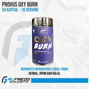 Provus Oxyburn 30 Capsules 400mg Fat Burner Pembakar Lemak