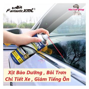 Chai Xịt Dầu Bôi Trơn Cửa Kính Ô Tô Chống Kẹt Kính Bảo Dưỡng Gioăng Cao Su Cửa Nóc Xe Hơi 450ml