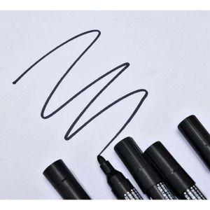 1PC Marking Pen Thick-Headed Large-Capacity Office School Stationery Color marker black red blue Professional Marking Pen/Quick-Drying Waterproof Pens/Double End Fine Thick Tip Marker wholesale set