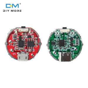 diymore Three-speed dimming side-press strong light flashlight driver board switch circuit board circuit board DIY accessories suitable for 10W lamp beads