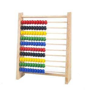 Childrens Wooden Early Education Puzzle Calculation Frame 3-6 Years Old Digital Calculation Toy