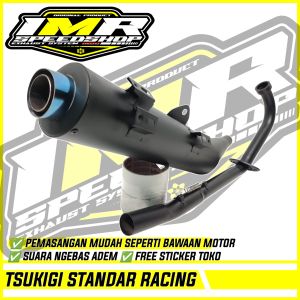 KNALPOT TSUKIGI STANDAR RACING JUPITER Z Z1 MX 135 VEGA R ZR RR CRYPTON ASTREA SUPRA 125 REVO BLADE