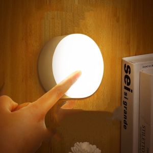 Push Night LED Stick-on Push Light Wireless Cabinet Counter Mini Night USB Rechargeable Lighting