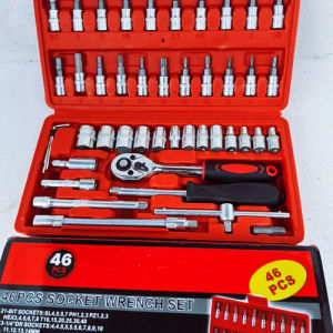 Kunci Sok Pas 46 Pcs Lengkap Set Tool Kit Sock Ring L Motor Sepeda DLL