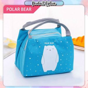 [Little B House] Cute Lunch Bag Thermal Insulated Lunch Box Bag Bento Box Bag 便当保温袋 便当袋 Beg Bekal Makanan - KW76