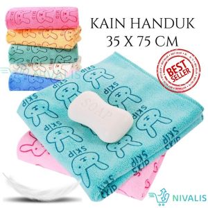 [BISA COD] Anduk Bayi Lembut Nyerap Air - Handuk Kecil Bayi - Handuk Anak