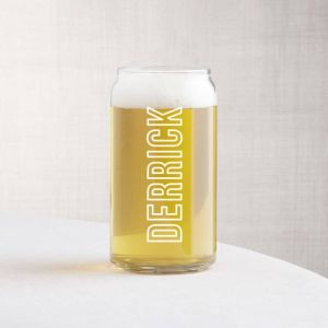 [SG Seller] Customised Beer Glass | Fathers Day Gifts | Personalised Beer Can Mug | Father Day Gift