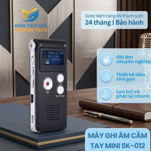 Máy Ghi Âm Mini SK-012 siêu nhỏ gọn ghi âm chuyên nghiệp dung lượng lớn lọc âm tốt