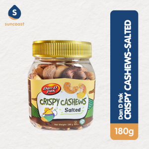 Dan D Pak Crispy Cashews Salted 180g | Premium Nuts