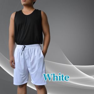 Mens SwayFit Premium Quality Tailored Plain Dry-Fit Fabric Shorts w/DrawString & 2 Side Pockets