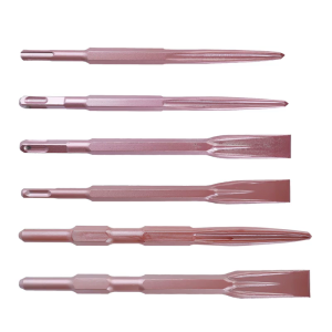 Professional Electric Hammer Chisel Rose Gold Brick Wall Opening Drilling Bit for Drilling Chiseling Accessories