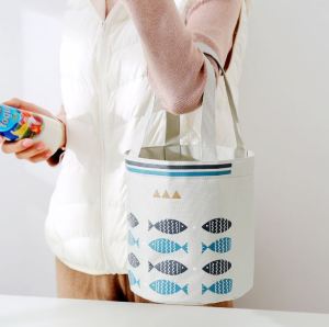 ALIPAPA - Tas Bekal Bulat Handbag Lunch Bag/bekal/piknik Insulated Tahan Panas/dingin