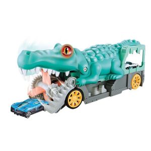 (ไดโนเสาร์) ของเล่นสำหรับเด็กชายและหญิง ของเล่นได้โนเสาร์ขนาดใหญ่กลืนรถได้ มีเสียงเพลง แถมรถเล็ก 2 คัน