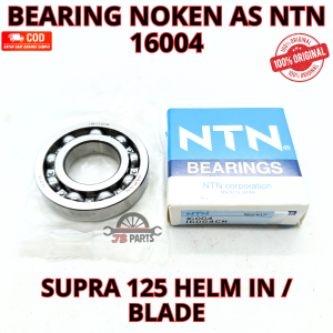 BEARING NOKEN AS NTN 16004 SUPRA 125 HELM IN / BLADE Kualitas original Presisi tidak bengkok dan awet anti karat ori asli NTN