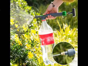 Áp lực cao máy bơm không khí của nhãn hiệu có thể điều chỉnh đầu chai vòi phun tưới vườn công cụ