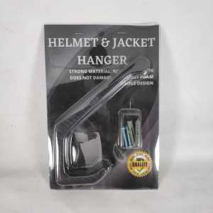 Gantungan Helem Motor Plus Jaket Di Dinding 1 Pcs Bonus Scrup Baut 1 Pasang