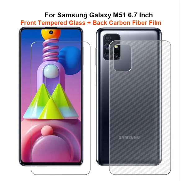 For Samsung Galaxy M51 M52 5G (No Rear Fringerprint) Set Soft