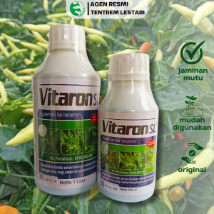 Vitaron SL 1 Liter Memperbarui Sel Tanaman Asli MMT Pupuk Cair Nutrisi Buah Bunga Sayur Hias Cabe Padi