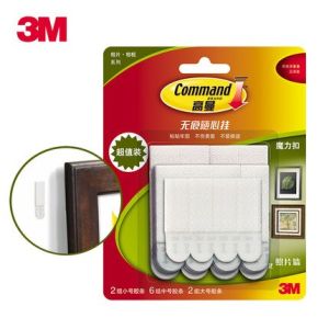 20pcs(10sets)3M Command Damage-Free Picture&Frame Hanging Strips Wall Sticker Command Hook Value Pack