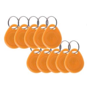 10 Pieces Writable 125kHz RFID for Key Fob Proximity ID Token Tag Rewritable T5577 Universal RFID for Key Fob Cards