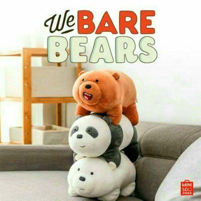 We bare bears standing clearance plush