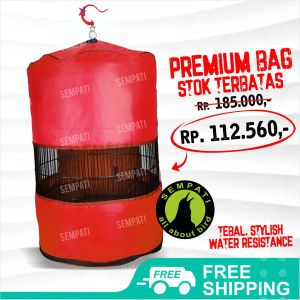 SEMPATI Tas Sangkar Murai Tas Gendong Gendongan Kandang Burung Murai Transparan Anti Hujan Waterprof Tas Bawa Sangkar Murai Jala TPBSM
