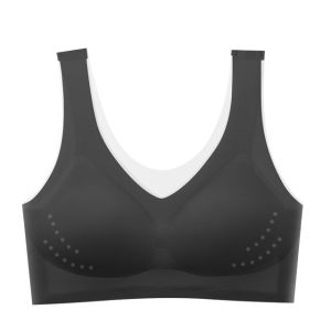 INTIMA Breathable Ultra-thin Mesh Padded Bra for Women Wire Free Seamless Push Up Vest Style Bralette Lingerie Plus Size M To 5XL Freedom Underwear