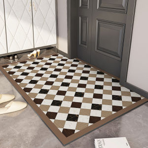 Karpet Lantai Kulit Motif Elegan Anti Slip Anti Lecet Alas Lantai Keset Kaki Keset Lantai Bahan Premium Quality Waterproof