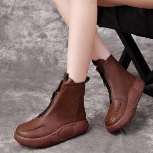 Super-Life รองเท้าหนังสตูดหนาเพิ่มความคลาสสิกสำหรับช่วงฤดูหนาว