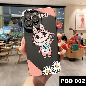 CASE REALME 9i C1 C2 C11 2020 2021 C12 C15 C20 C21 C25 C21Y C25Y C30 C30S C31 C33 C35 C51 C53 C55 C61 C63 C65 C67 FULL BLACK MOTIF LABUBU - BDC