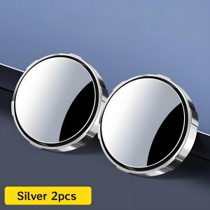 Small Round Mirror Car Rearview Mirror Suction Cup 360° Reflector Field Of View Blind Spot Mirror Rearview Mirror