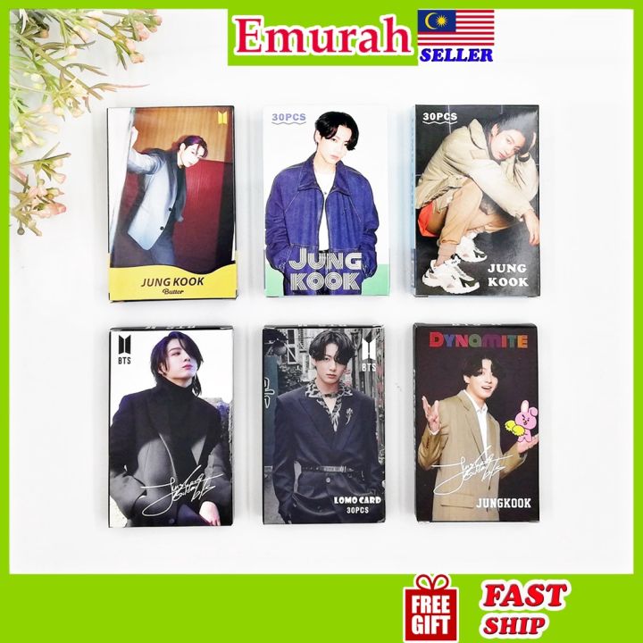 BTS JUNGKOOK Lomo Card 30pcs JEON JUNGKOOK JK | Lazada