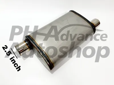 MF Car Exhaust Muffler OVAL REVERSIBLE 4X9 MagnaFlow Car Exhaust Muffler (4 x 9)