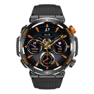 【การันตีคุณภาพ】ใหม่เข็มทิศนาฬิกาผู้ชายดูสมาร์ทกีฬาฟิตเนสนาฬิกา HT17 Smartwatch มีให้เลือกหลายสีกันน้ำดูสมาร์ทผู้ชายบลูทูธโทรหน้าจอสัมผัสเต็มรูปแบบสำหรับ Android และ iOS