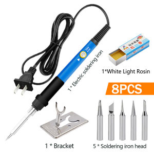 8PCS Electric Soldering Iron With Adjustable Temperature For Precision