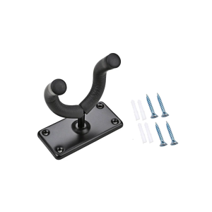 Guitar Wall Mount Hanger with Screws Adjustable U Shaped Hook Holder Metal Base Display Stand Gift for Guitar Player