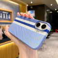 Carbon Fiber Kevlar Pattern PC Armor Case Shockproof Retro Lines Cover Business And Luxury iPhone 16 15 14 Plus 13 12 11 Pro Max. 