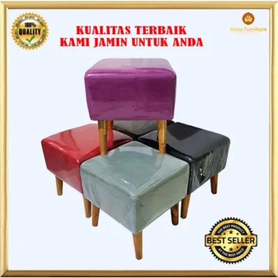 SOFA STOOL BAR / KANCING / POLOS / SOFA BULAT / KOTAK / KURSI BUSA TERMURAH