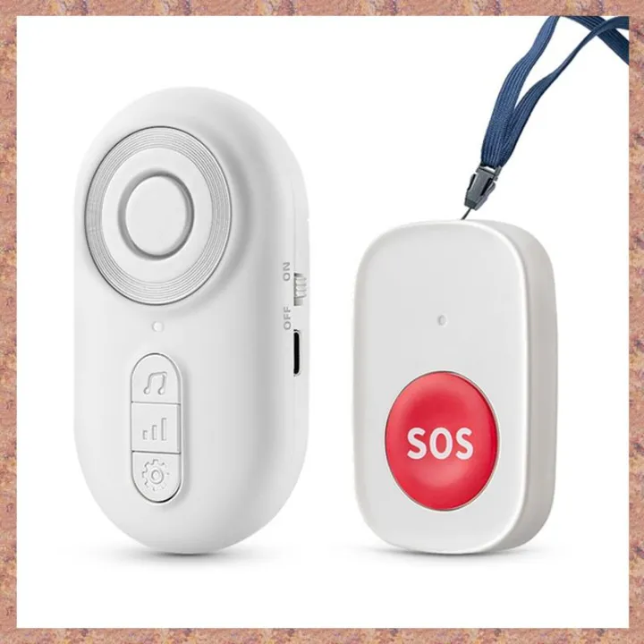 Caregiver Pager Wireless Nurse Call Buttons for Elderly Monitoring SOS ...