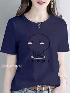 KAOS ATASAN I MISS YOU PREMIUM WANITA DTF BERKUALITAS