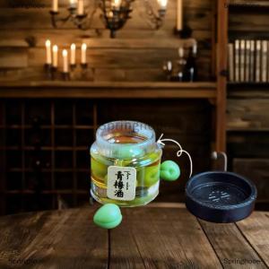 [COD] Springhooe 1ชิ้นตุ๊กตาครัวอุปกรณ์ DIY ขนาด1 12ขวดไวน์ผลไม้จำลองจำลองของเล่นอาหาร