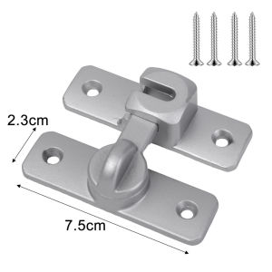 4Sets 90 Degree Window Drawers Cabinet Locks Stainless Steel Hook Latch Barn Door Latch Bolt Hooks Sliding Gate Buckles Hardware
